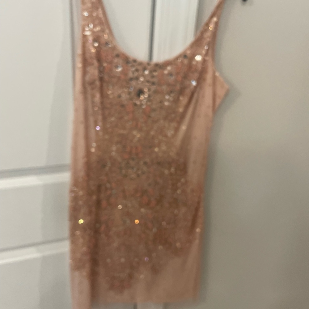 Adrianna Papell Elegant Pink Dress